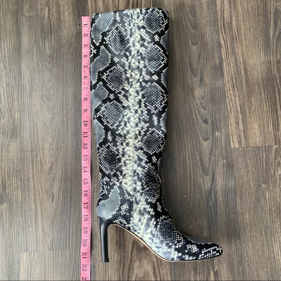 Marc Fisher NWT Zadia2 Animal Print Knee Heeled Boots - Picture 8 of 14